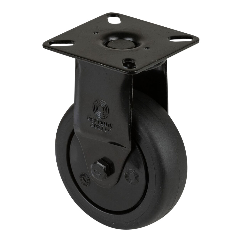 Roulette pivotante avec frein, manchon de serrage - Roulettes pour  manutention - MAPO AG